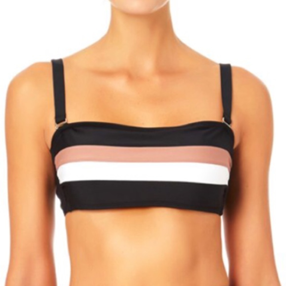 Time and Tru Womens Black Wrap Bikini Top Size XLarge